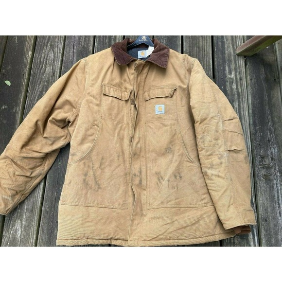 Size 52 TALL CARHARTT CQ196 Quilted Lined Ridge Coat Jacket - Picture 1 of 7